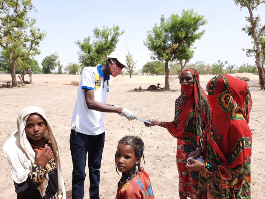 Tchad : des masques distribués aux couches vulnérables à N'Djamena