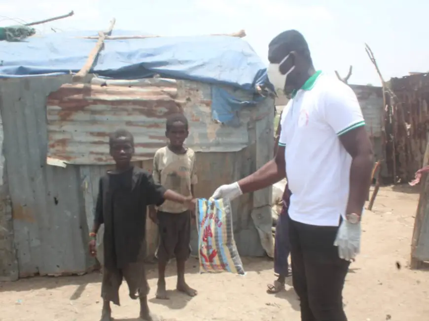 Tchad : à N’Djamena, des vivres distribués à une quarantaine de ménages