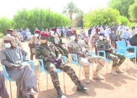 Tchad : le général Ahmat Kardayo Hissein installé à la tête de la province du Borkou. © Abdoulaye Akim/Alwihda Info Tchad : le général Ahmat Kardayo Hissein installé à la tête de la province du Borkou. © Abdoulaye Akim/Alwihda Info