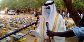 Tchad : à N'Djamena, 1500 kits alimentaires offerts par le biais du Qatar. © Mahamat Abdramane Ali Kitire/Alwihda Info
