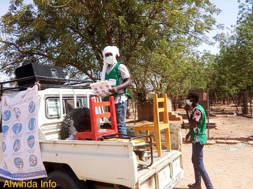 Tchad - Covid-19 : à Goz Beida, des jeunes sensibilisent plus de 12.000 citoyens en un mois. © Mahamat Issa Gadaya/Alwihda Info