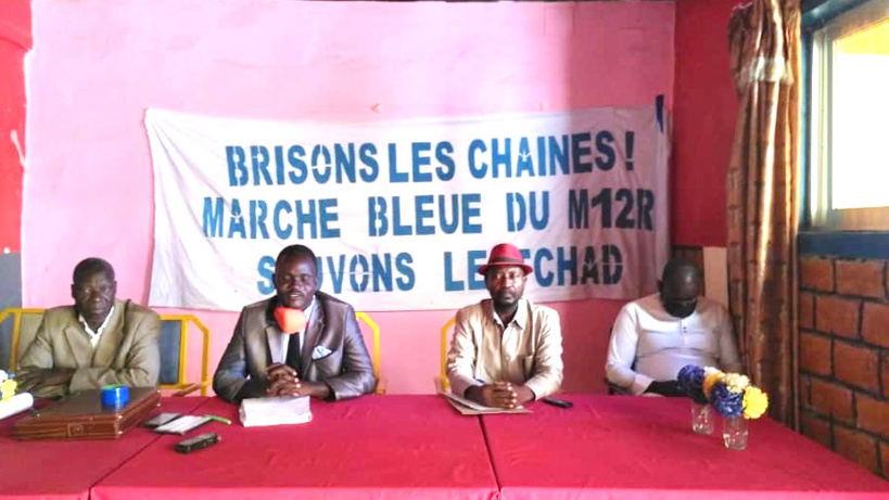 Le porte-parole du M12R, Natoi-Allah Ringar. © Malick Mahamat/Alwihda Info Le porte-parole du M12R, Natoi-Allah Ringar. © Malick Mahamat/Alwihda Info