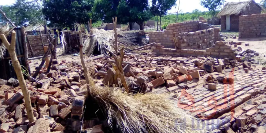 Tchad : des centaines de familles ont perdu leurs maisons dans le département de El-Ouaya. © Foka Mapagne/Alwihda Info