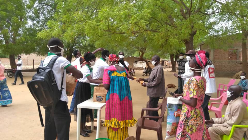 Tchad : à Koudoul, la compagnie Hadre Dounia à l'action contre la Covid-19. © Malick Mahamat/Alwihda Info