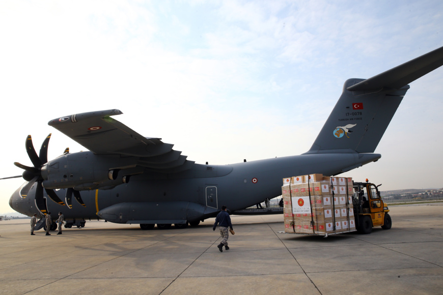 Un avion militaire turc. Illustration © DR Un avion militaire turc. Illustration © DR