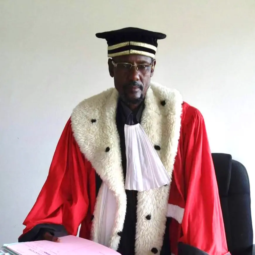 Boukar Sidick, président de la Chambre d'accusation de la Cour d'appel de N'Djamena. © DR