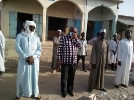 Tchad : à Massakory, 4000 masques distribués aux commerçants du marché central. © Mbainaissem Gédéon/Alwihda Info