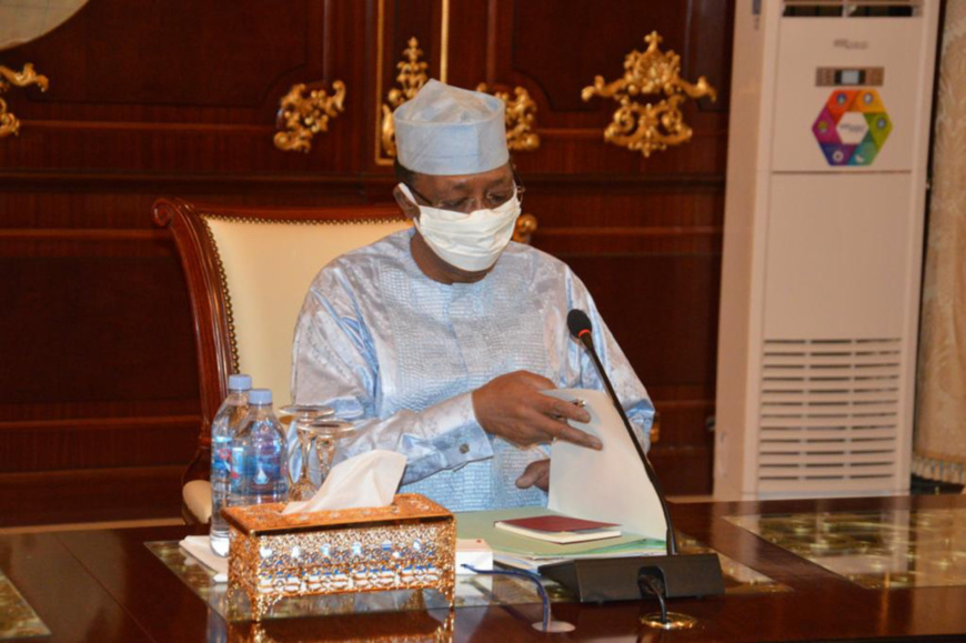 Le chef de l'État Idriss Déby, le 3 juin 2020. © PR Le chef de l'État Idriss Déby, le 3 juin 2020. © PR