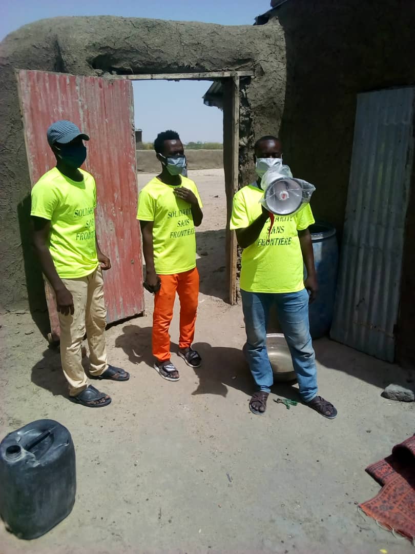 Une association des chômeurs et la Mairie de Mairie de Massakory sensibilisent contre la covid- 19 : ©️ Mbainaissem Gédéon Mbeïbadoum /Alwihda Info