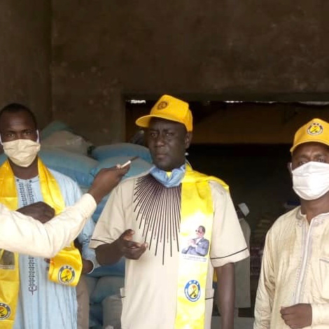 Tchad : une opération de sensibilisation au marché à Mil de Mongo. © Béchir Badjoury/Alwihda Info Tchad : une opération de sensibilisation au marché à Mil de Mongo. © Béchir Badjoury/Alwihda Info