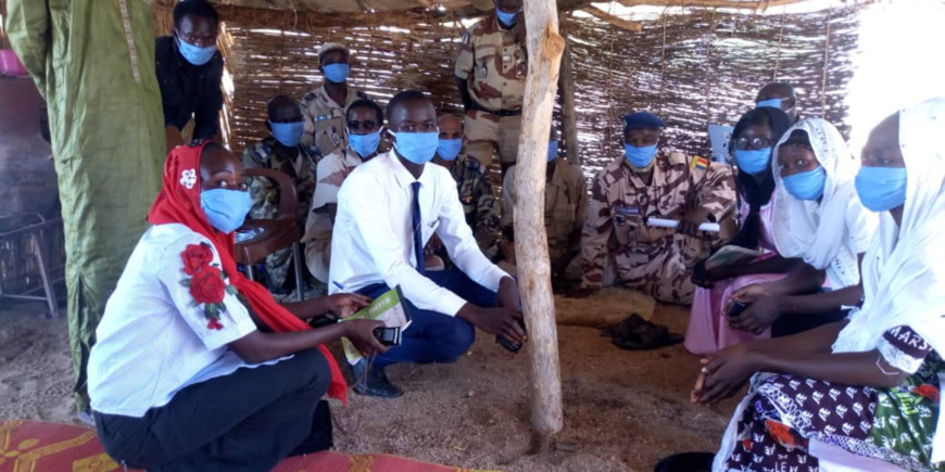 Tchad - Covid-19 : à Mongo, les jeunes en opération pour amplifier la sensibilisation