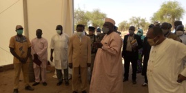 Tchad-Covid 19 : Province du Guéra, le Gouverneur inspecte le nouveau site de prise en charge des personnes atteintes de la Covid 19 : ©️ Béchir Badjoury/Alwihda Info