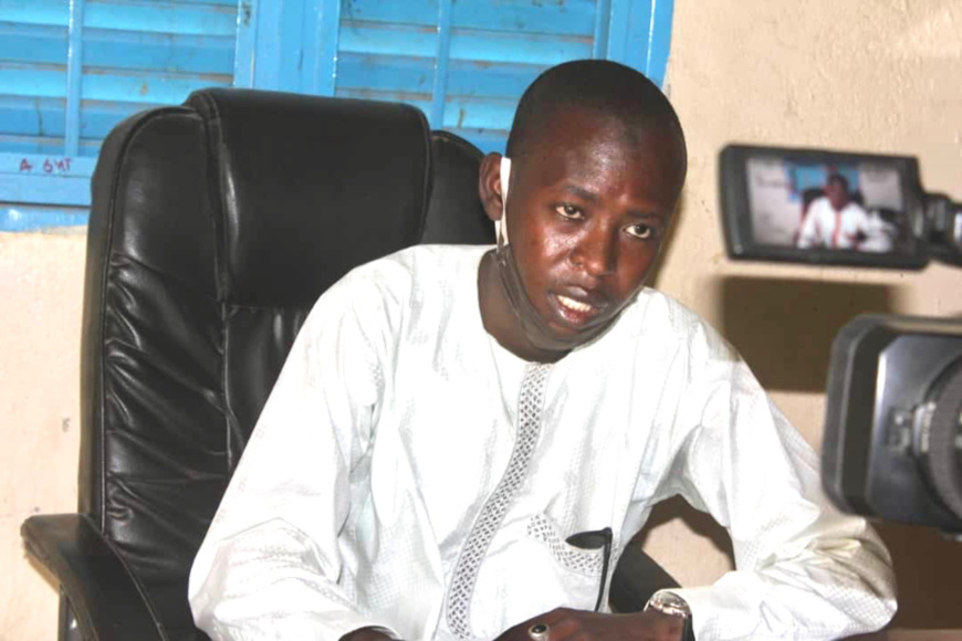 Le président de l'UNJECMUT, Toubou Mahamat Bakhit. © Ben Kadabio/Alwihda Info Le président de l'UNJECMUT, Toubou Mahamat Bakhit. © Ben Kadabio/Alwihda Info