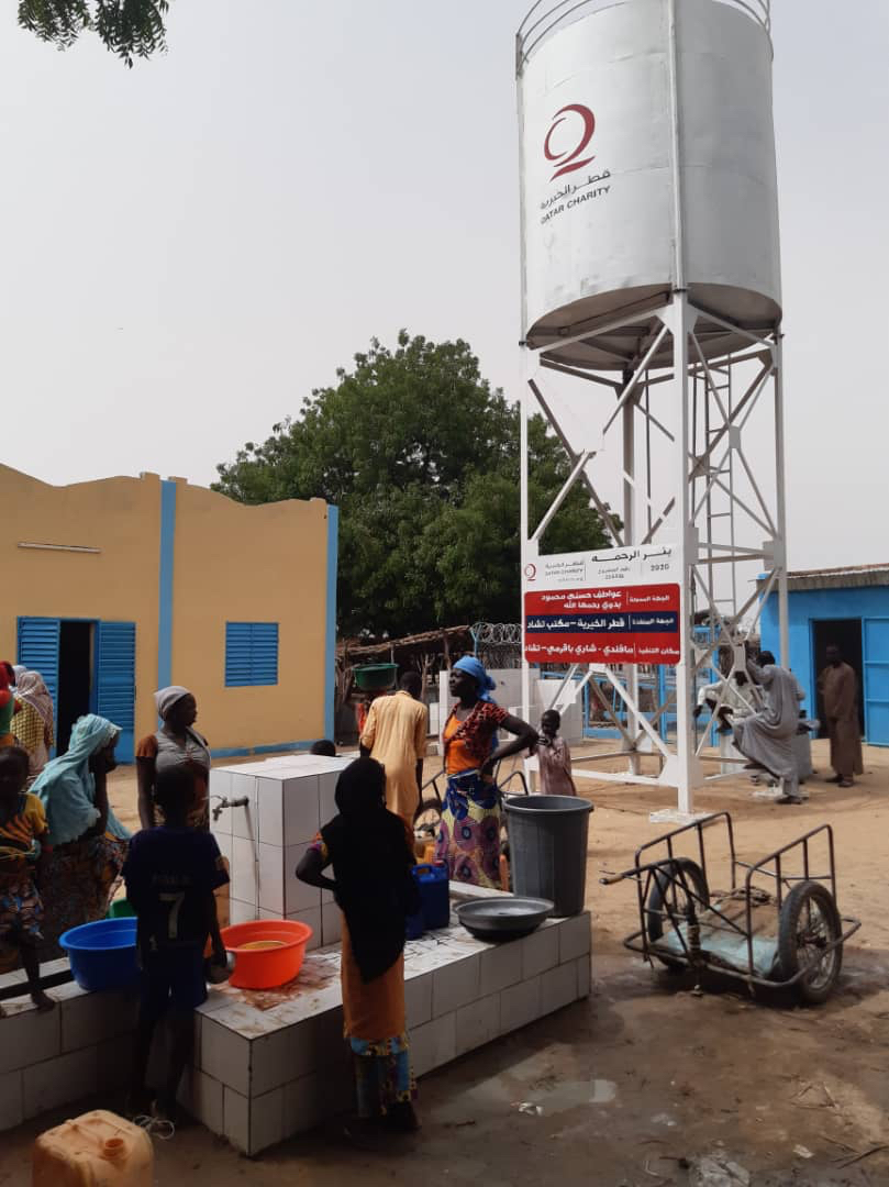 Tchad : un château d’eau inauguré à Mafande pour répondre aux besoins. © Mariam Tchou Allatchi/Alwihda Info Tchad : un château d’eau inauguré à Mafande pour répondre aux besoins. © Mariam Tchou Allatchi/Alwihda Info