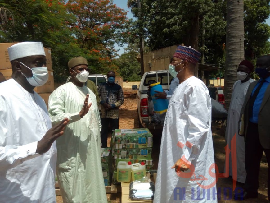 Tchad - Covid-19 : une délégation ministérielle fait une escale à Moundou. © Golmem Ali/Alwihda Info