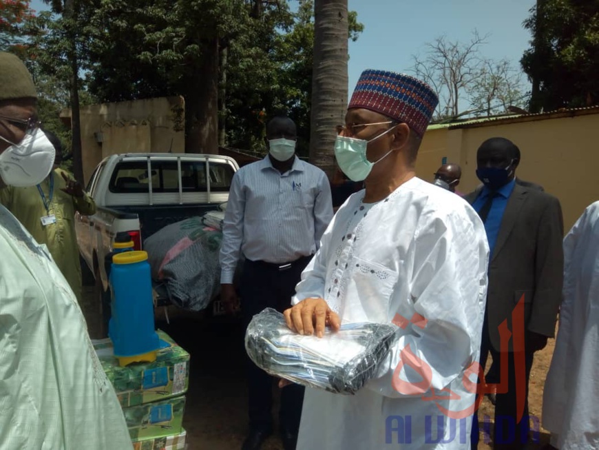 Tchad - Covid-19 : une délégation ministérielle fait une escale à Moundou. © Golmem Ali/Alwihda Info