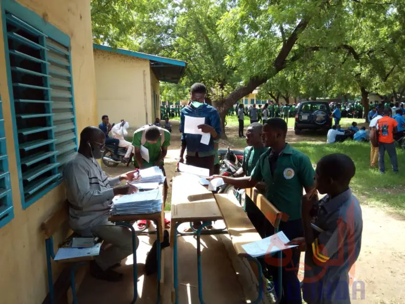 Tchad - Baccalauréat : à Moundou, enrôlement de plus de 4000 candidats. © Golmem Ali/Alwihda Info