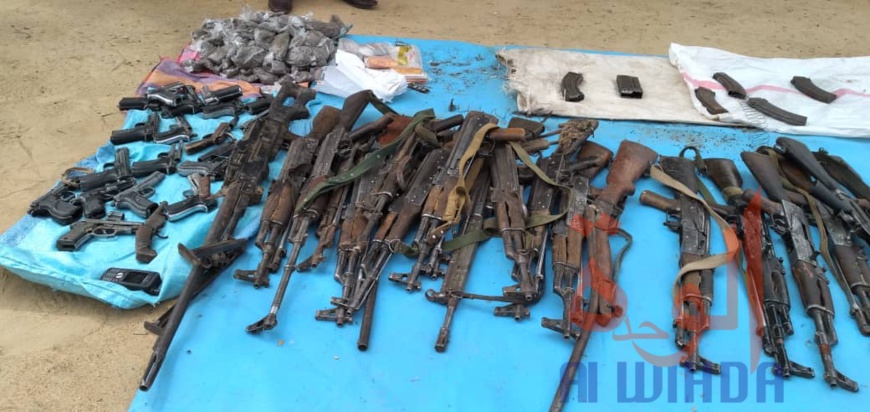 Tchad : 241 armes de guerre et des milliers de munitions saisies par la gendarmerie Tchad : 241 armes de guerre et des milliers de munitions saisies par la gendarmerie