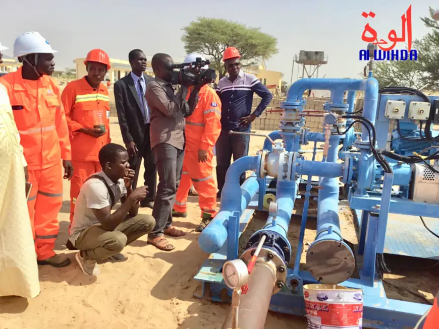 Une visite d'installations pétrolière le 20 octobre 2019 à Sedigui, au Tchad. Illustration © Djimet Wiche/Alwihda Info