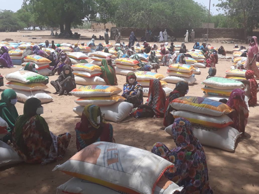 Tchad : des vivres distribués à 240 ménages à Amdam Tchad : des vivres distribués à 240 ménages à Amdam