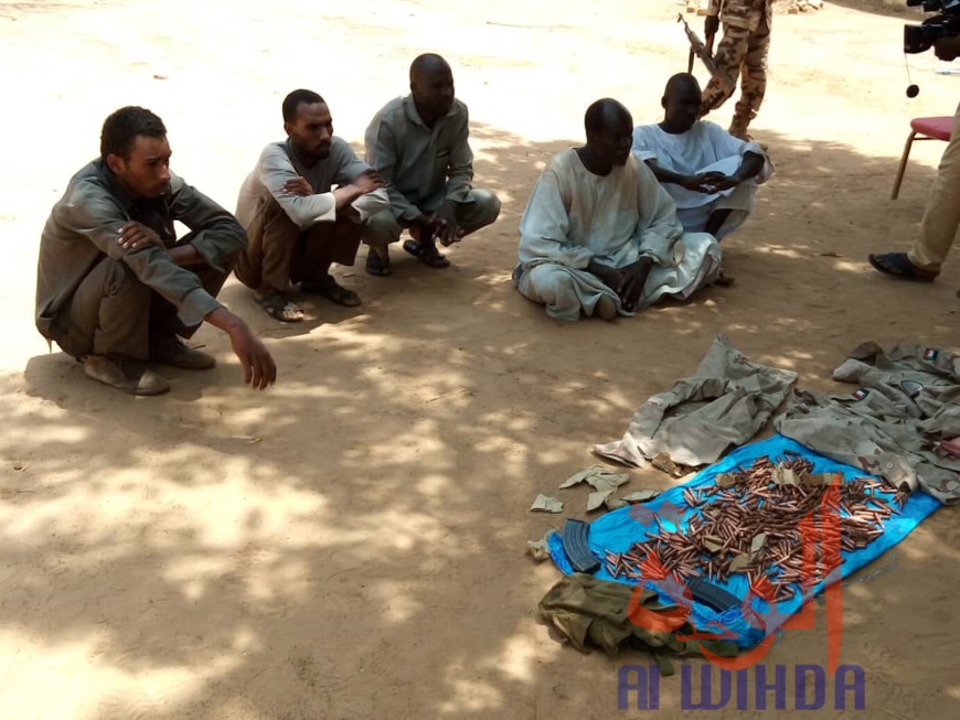 Tchad : des cartouches d'armes saisies près de la frontière avec le Soudan. © Mahamat Issa Gadaya/Alwihda Info Tchad : des cartouches d'armes saisies près de la frontière avec le Soudan. © Mahamat Issa Gadaya/Alwihda Info