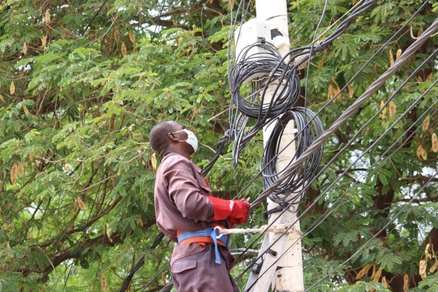 Tchad : des installations "frauduleuses" de fibre optique démantelées par l'Arcep à N'Djamena. © DR/ARCEP