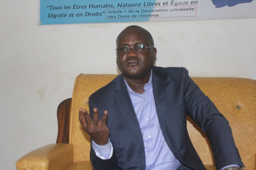 Le coordonnateur national de la CASCIDHO Mahamat Digadimbaye. © Kelvin Djetoyo/Alwihda Info Le coordonnateur national de la CASCIDHO Mahamat Digadimbaye. © Kelvin Djetoyo/Alwihda Info