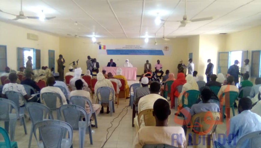 Tchad : 20 millions Fcfa de l'État pour le financement de 17 projets jeunes à Abéché. © Abba Issa/Alwihda Info Tchad : 20 millions Fcfa de l'État pour le financement de 17 projets jeunes à Abéché. © Abba Issa/Alwihda Info