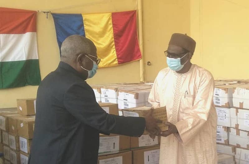 Le Tchad réceptionne 6,5 tonnes de médicaments d'Inde. © DR/Min.Santé publique Le Tchad réceptionne 6,5 tonnes de médicaments d'Inde. © DR/Min.Santé publique