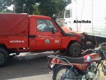 Tchad: Un véhicule de pompier s'est retrouvé entre les pneus d'un camion