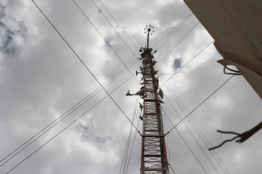 Une antenne réseau au Tchad. Illustration © DR/ARCEP