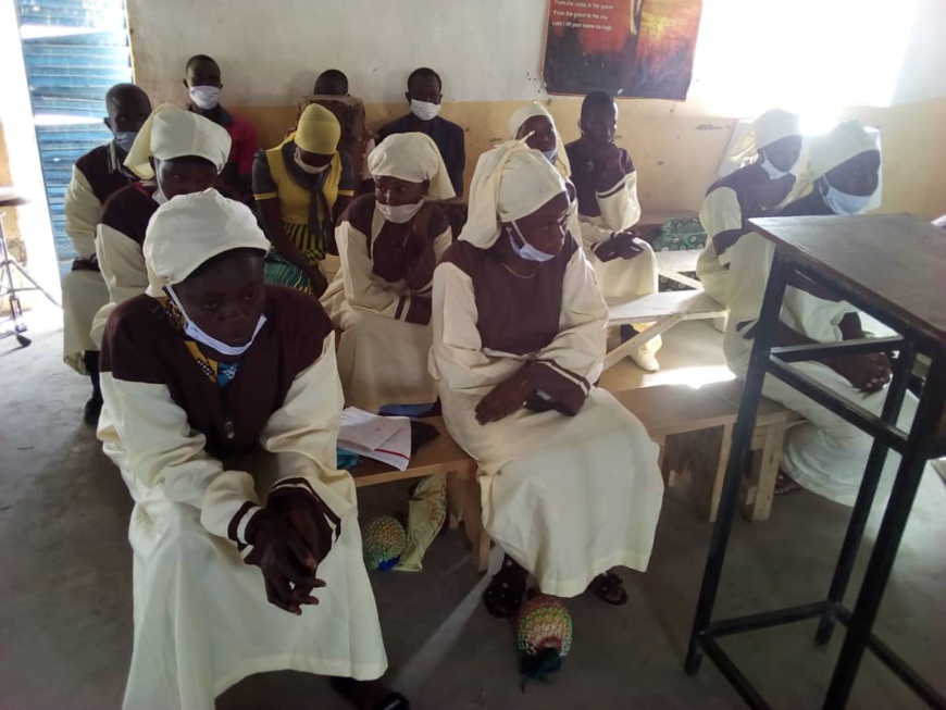 Tchad - Covid-19 : L'Église catholique célèbre sa première messe depuis l'allégement des mesures. © Mbainaissem Gédéon Mbeïbadoum/Alwihda Info