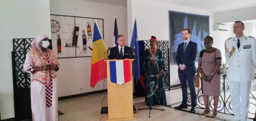 "Une relation toujours étroite et confiante avec le Maréchal Déby" (ambassadeur de France au Tchad). © Ben Kadabio/Alwihda Info
