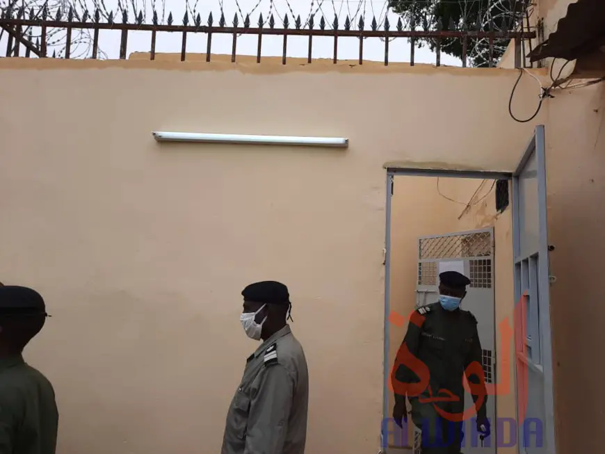 Tchad : La police nationale inaugure un bâtiment de garde à vue au commissariat central. © Djimet Wiche/Alwihda Info