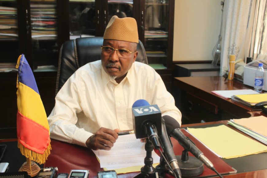 Le ministre Ahmat Mahamat Bachir. © Alwihda Info