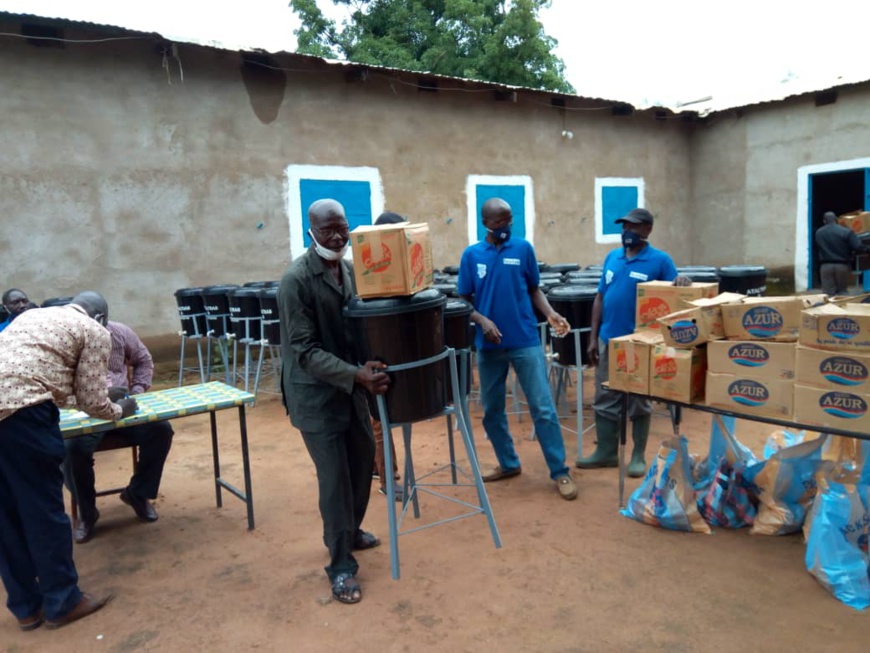 Tchad - Covid 19 : Un important don aux églises évangéliques de Moundou. © Golmem Ali/Alwihda Info