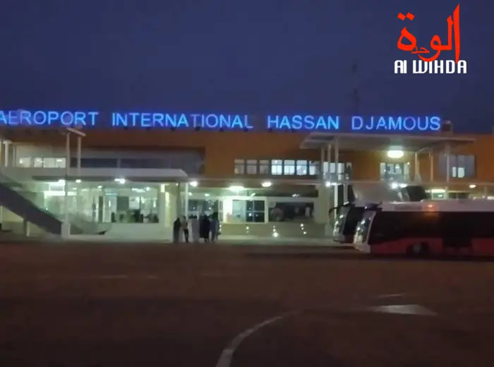 L'aéroport international de N'Djamena au Tchad. © Malick Mahamat/Alwihda Info