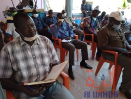 Tchad : à Sarh, le député Romadoumngar Felix Nialbé évoque la conquête du pouvoir. © Adam Yaya Bineya/Alwihda Info Tchad : à Sarh, le député Romadoumngar Felix Nialbé évoque la conquête du pouvoir. © Adam Yaya Bineya/Alwihda Info