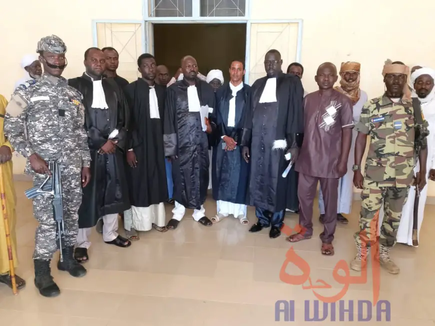 Tchad : des nouveaux greffiers installés au Tribunal de grande instance de Guereda. © Georges Lawane/Alwihda Info