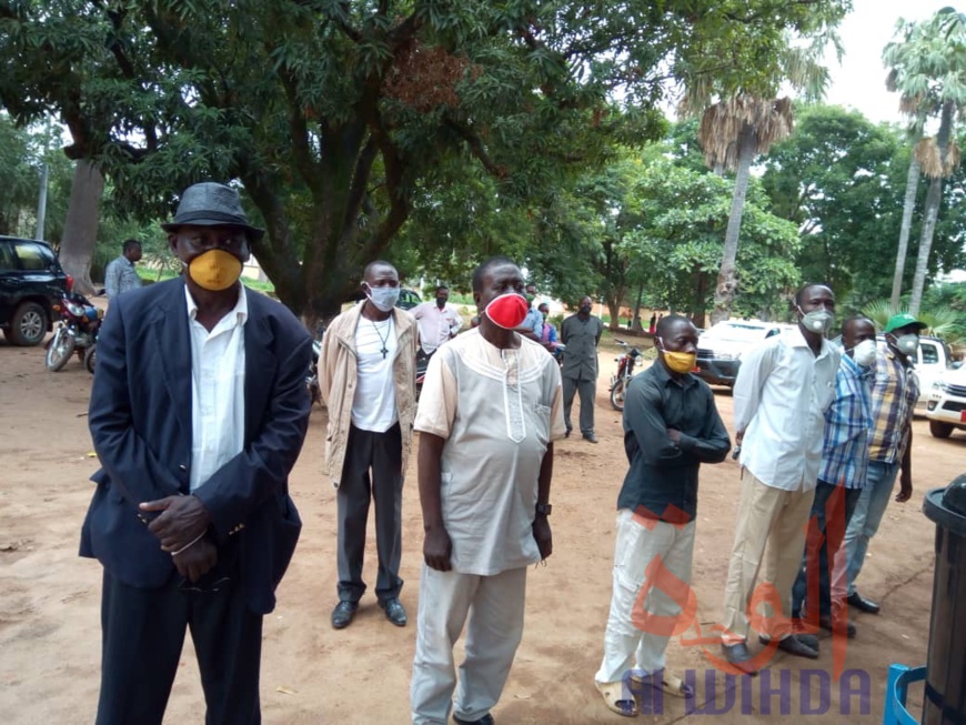 Tchad : au Logone Occidental, le comité de lutte contre la Covid-19 réceptionne du matériel. © Golmem Ali/Alwihda Info