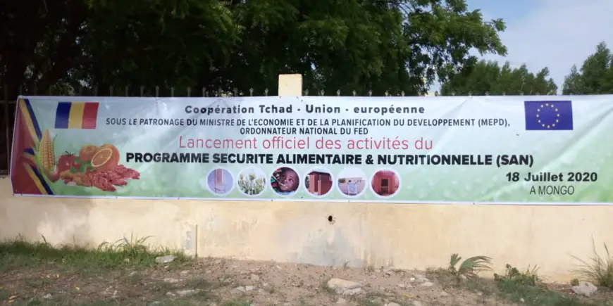 Tchad : sécurité alimentaire et nutritionnelle, le ministre de l'Économie à Mongo. © Béchir Badjoury/Alwihda Info