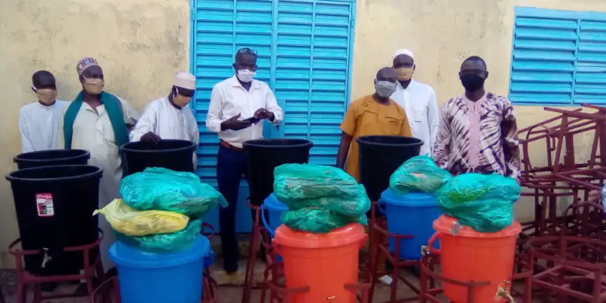 Tchad - Covid 19 : Les lieux de cultes de Pala reçoivent des kits sanitaires d'un homme politique : ©️ Foka Mapagne / Alwihda Info