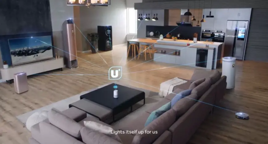 Photo shows a rendering of Haier's U+ smart life platform. (Photo from the official website of Haier)
