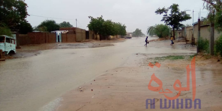Tchad : des quartiers inondés à N'Djamena après une forte pluie Tchad : des quartiers inondés à N'Djamena après une forte pluie