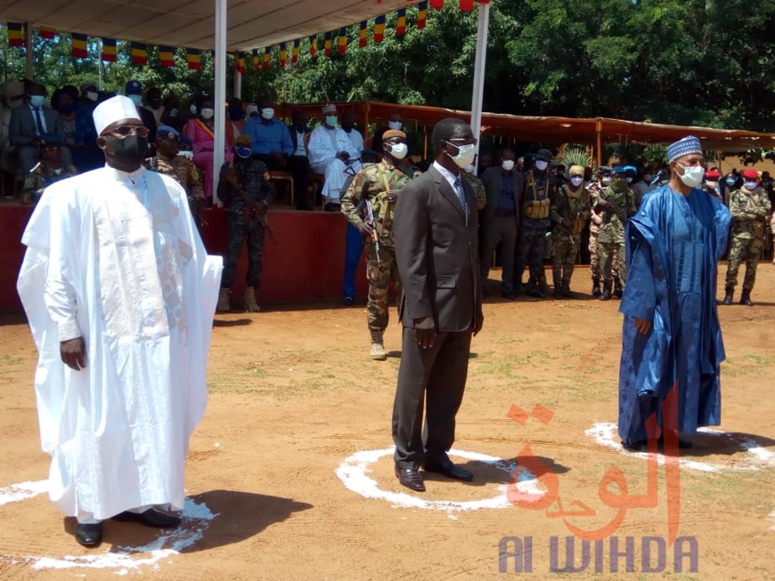 Tchad : le gouverneur Ahmat Taha Mahamat Abdoulaye installé à la tête du Logone Occidental. © Golmem Ali/Alwihda Info