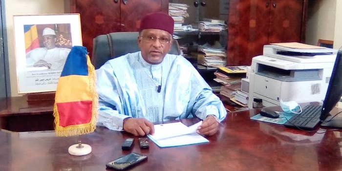 Le ministre de l'Éducation nationale et de la Promotion civique, Aboubakar Assidick Tchoroma. © Mahamat Abdramane Ali Kitire/Alwihda Info Le ministre de l'Éducation nationale et de la Promotion civique, Aboubakar Assidick Tchoroma. © Mahamat Abdramane Ali Kitire/Alwihda Info