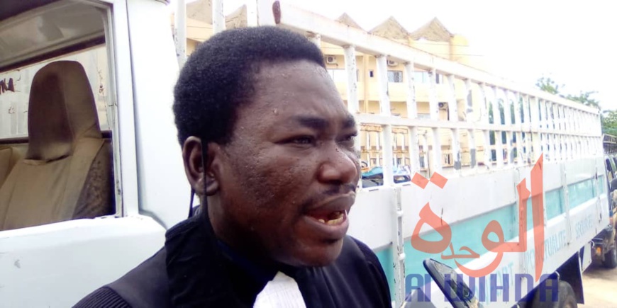 L'avocat maître Alain Kagonbé. © Mahamat Abdraman Ali Kitire/Alwihda Info L'avocat maître Alain Kagonbé. © Mahamat Abdraman Ali Kitire/Alwihda Info