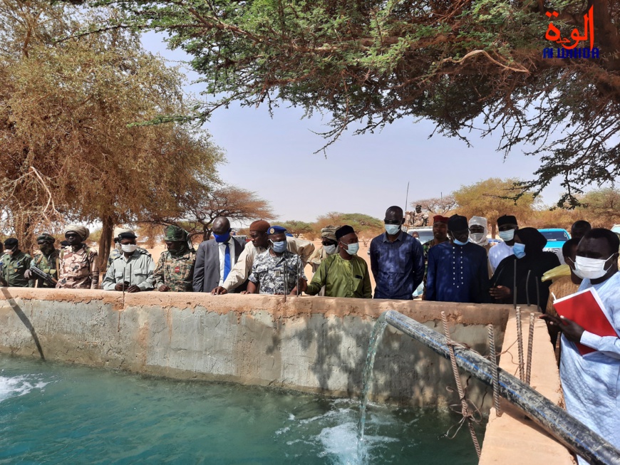 Tchad : à Amdjarass, la STE construit 6 forages pour renforcer la production d'eau potable. © Djimet Wiche/Alwihda Info