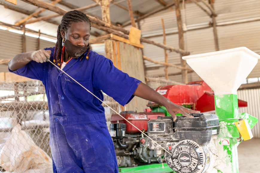 Young Africa Works Ouganda Hawa Sanyu,Jeune Agripreneur , Gudie Leisure Farm