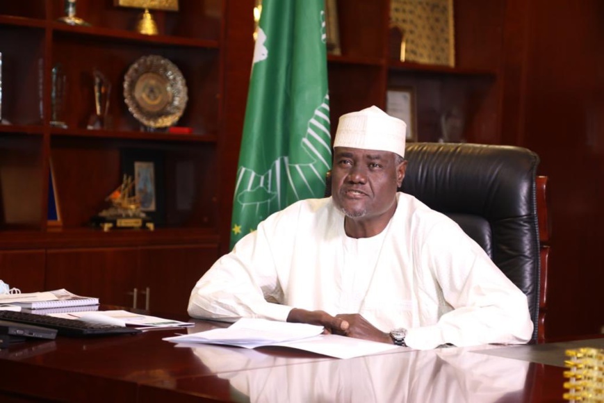 Le président de la commission de l'Union africaine (UA), Moussa Faki Mahamat. © DR/Moussa Faki